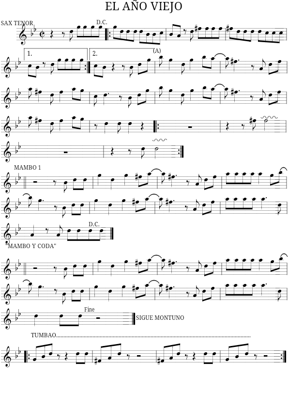 La imagen puede contener una previsualizacion de una partitura